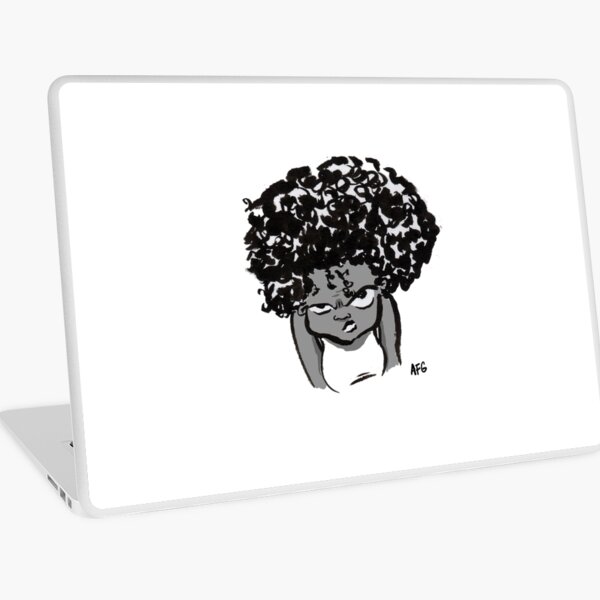 Annoyed Little Girl Laptop Skin