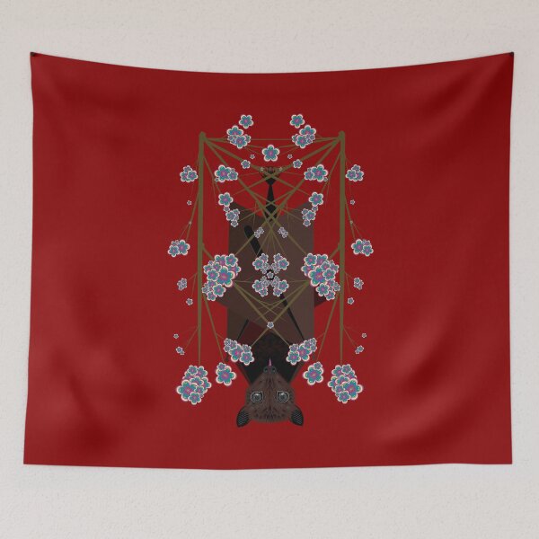 Item preview, Flying Fox With Peculiar Branches - Cinnabar designed and sold by Elisa Yinh Creative.