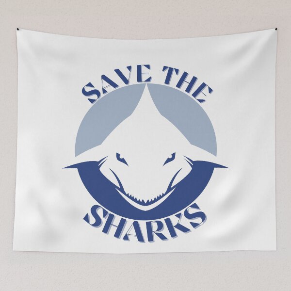 Item preview, Save the sharks designed and sold by addict2reading.