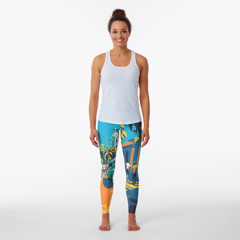 Item preview, Leggings designed and sold by AI-nspiration.