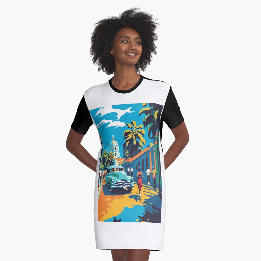 Item preview, Graphic T-Shirt Dress designed and sold by AI-nspiration.