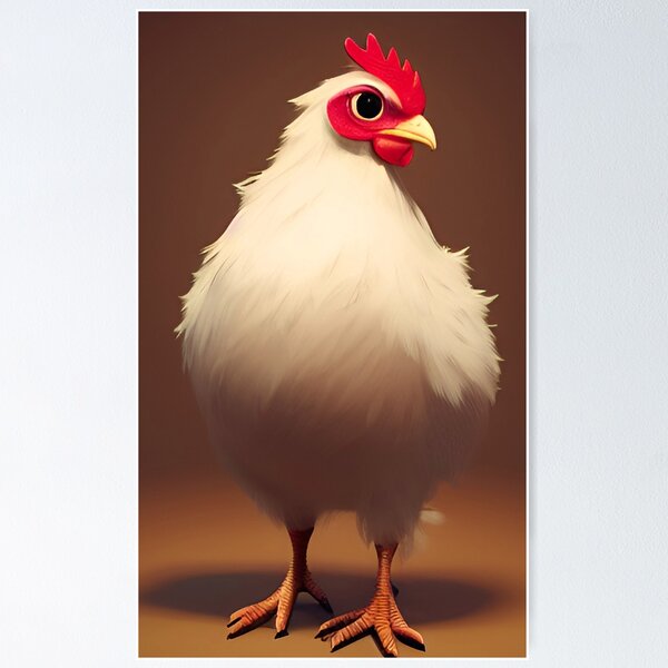 Item preview, Cute & Friendly Chicken! designed and sold by fergyfilms.