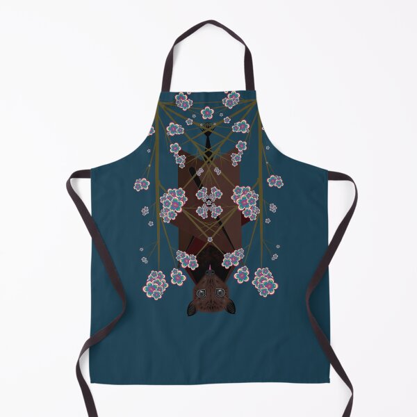 Item preview, Flying Fox With Peculiar Branches - Dark Cyan designed and sold by Elisa Yinh Creative.