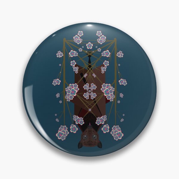 Item preview, Flying Fox With Peculiar Branches - Dark Cyan designed and sold by Elisa Yinh Creative.