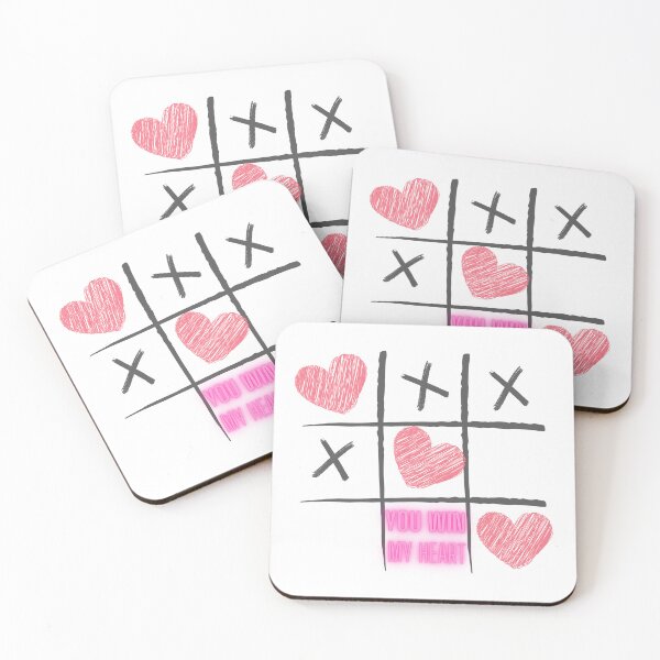 Item preview, You Win My Heart - Tic-Tac-Toe for Valentine designed and sold by LMADesigns.