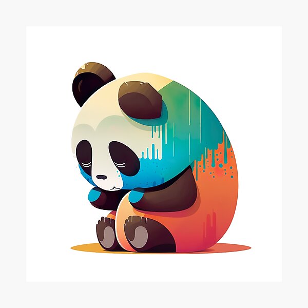 Decoración: Pandas Tristes | Redbubble Decoración: Pandas Tristes | Redbubble