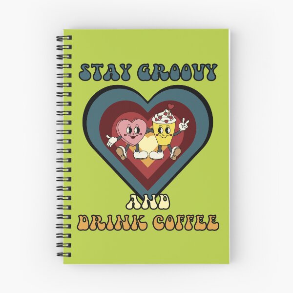 Item preview, Stay Groovy And Drink Coffee designed and sold by RockBeeDesigns.