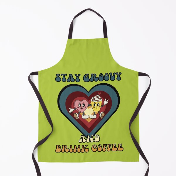 Item preview, Stay Groovy And Drink Coffee designed and sold by RockBeeDesigns.