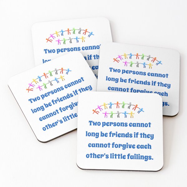 Item preview, Two Persons Cannot Long Be Friends - Friendship Quote  designed and sold by CrankyOldDude.