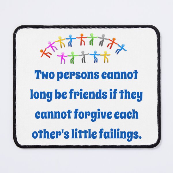 Item preview, Two Persons Cannot Long Be Friends - Friendship Quote  designed and sold by CrankyOldDude.