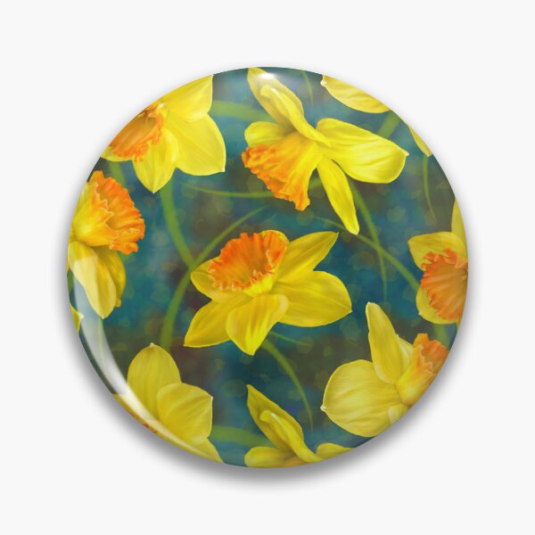 Item preview, Daffodil Repeated Pattern Seamless Design  designed and sold by Tina Veenstra.