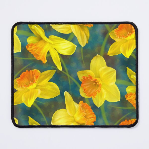 Item preview, Daffodil Repeated Pattern Seamless Design designed and sold by Tina Veenstra.