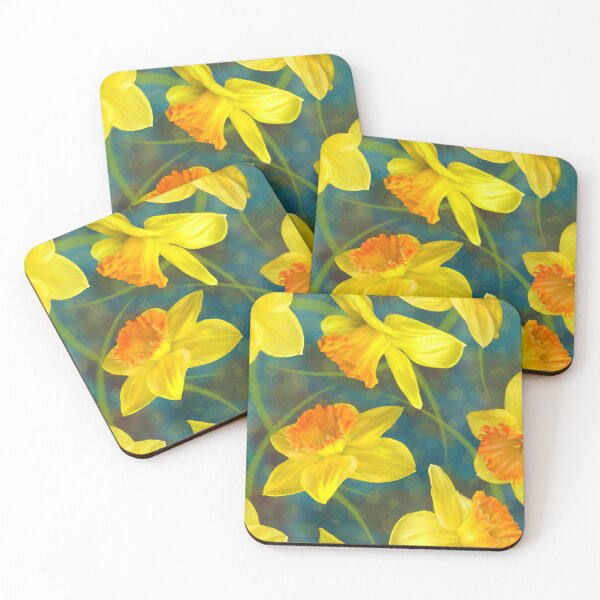 Item preview, Daffodil Repeated Pattern Seamless Design  designed and sold by Tina Veenstra.