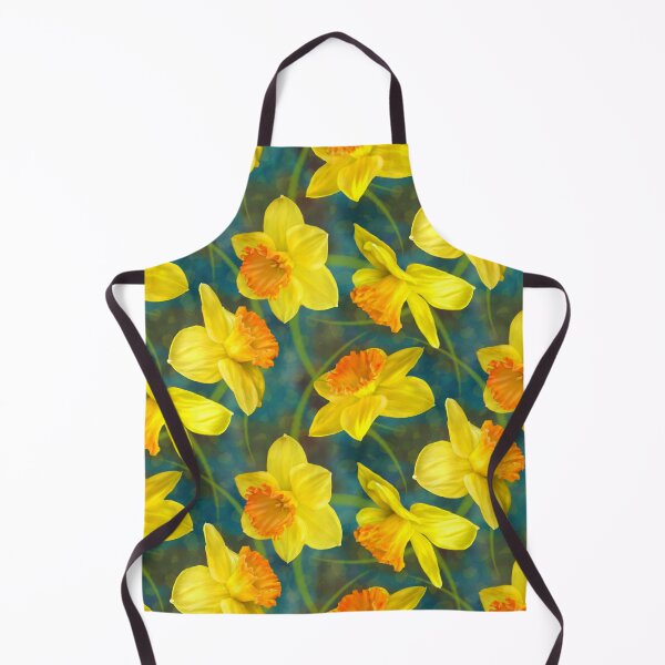 Item preview, Daffodil Repeated Pattern Seamless Design designed and sold by Tina Veenstra.
