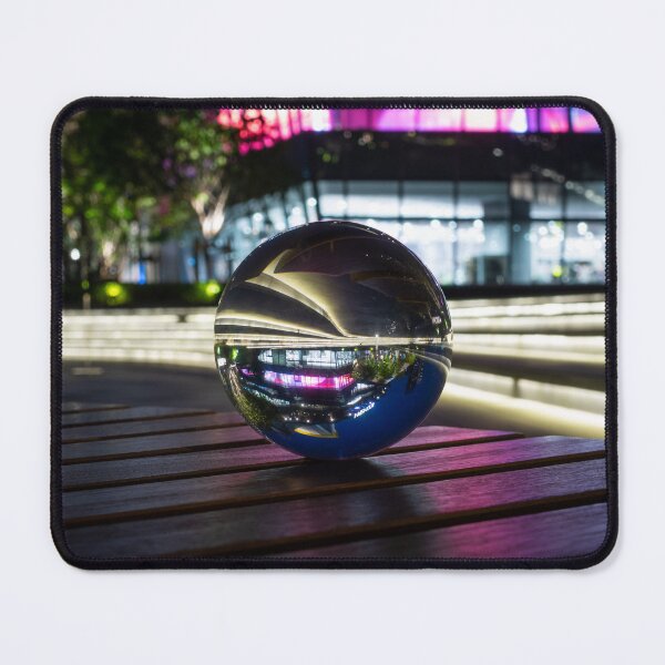 Item preview, Lensball on Bench at Night 2 designed and sold by Stefan Lenz.