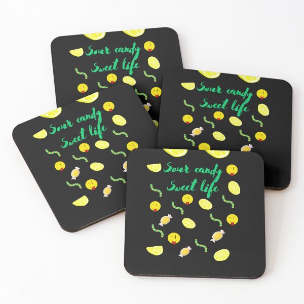 Item preview,  bitter sour sweet candy sour face emoji ,truffle,lemon,yellow candy,love,trendy,pattern designed and sold by gulnaz797.