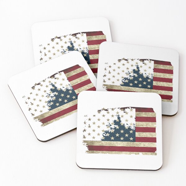 Item preview, Awesome Vintage American Flag T-shirt designed and sold by GraphicTemplatesArt.