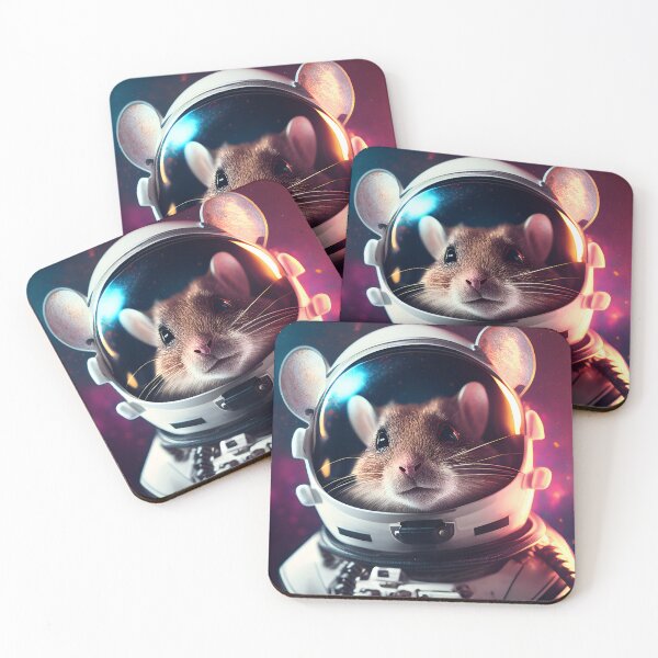 Item preview, Micromouse Mission: Adorable Astronaut Mouse Adventure designed and sold by laurxy.