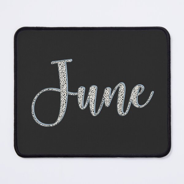 Item preview, June name, Dalmatian pattern June first name designed and sold by Danylo Mikhnievych.