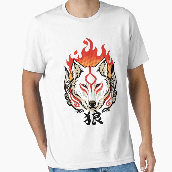 Vista previa del artículo con la obra «Lobo blanco», diseñado y vendido por Artgenevieve.