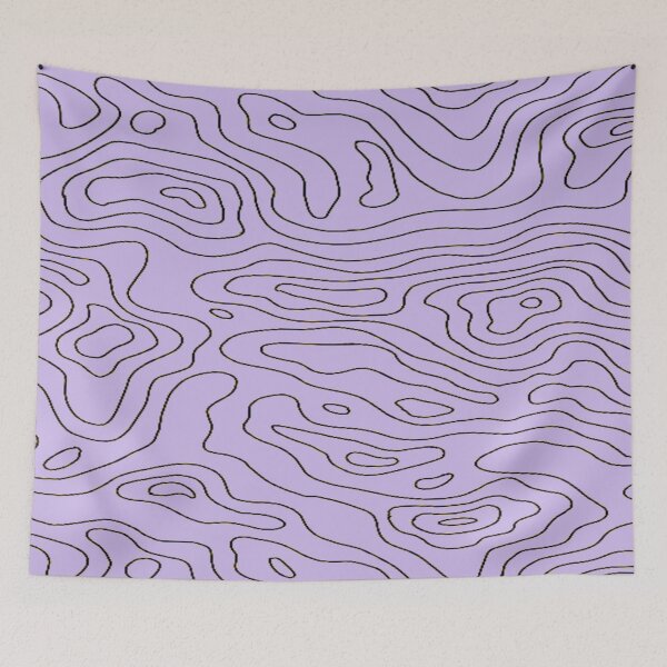 Item preview, Purple Marble Line Print Pattern designed and sold by shopzarajade.