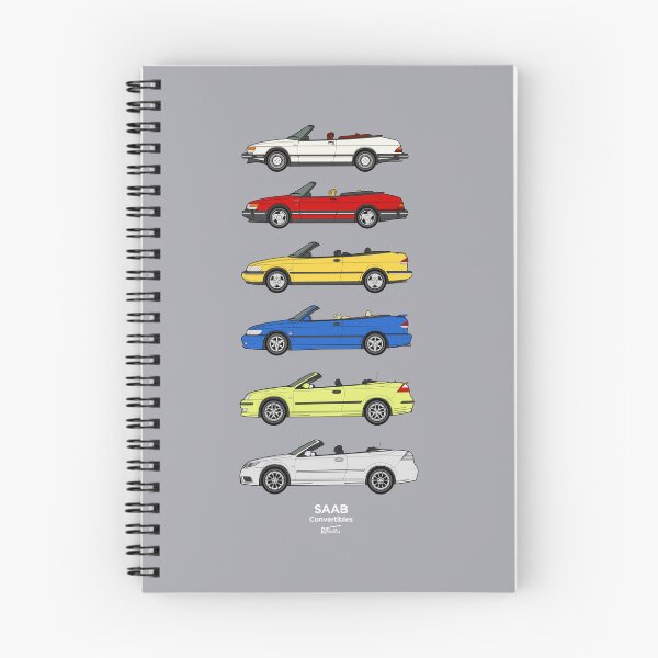 Item preview, Saab Convertibles Classic Car Collection designed and sold by RJWautographics.