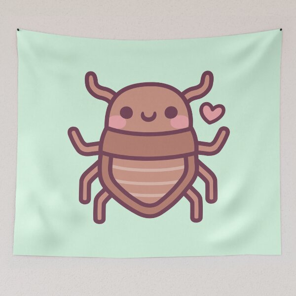 Item preview, Cute Darkling Beetle designed and sold by rustydoodle.