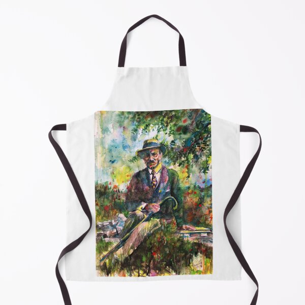 Item preview, RAINER MARIA RILKE - watercolor portrait .7 designed and sold by lautir.