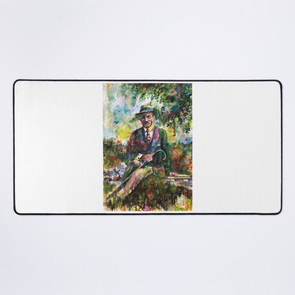 Item preview, RAINER MARIA RILKE - watercolor portrait .7 designed and sold by lautir.