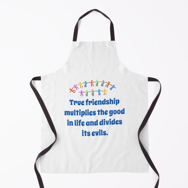 Item preview, True Friendship Multiplies The Good - Friendship Quote designed and sold by CrankyOldDude.