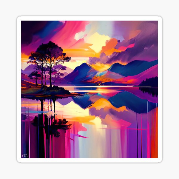 Item preview, Scottish Highlands Sunset Surge designed and sold by davidelder.
