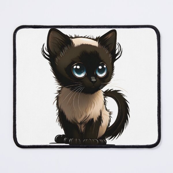 Item preview, Balinese cat | Balinese lover | Cute chibi style kitten designed and sold by Broskan.