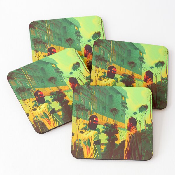 Item preview, AI GENERATION KEYWORD DEATH GRIPS designed and sold by fergyfilms.