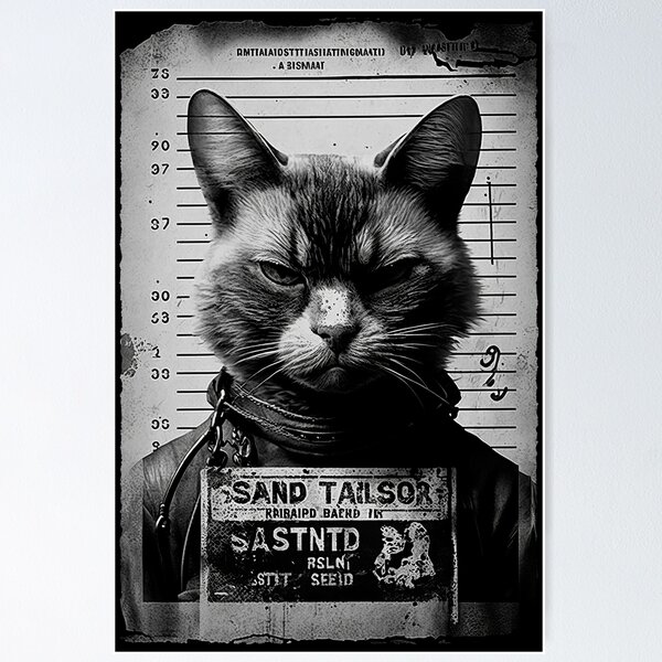 Item preview, Jef the cat is wanted designed and sold by Adwik.
