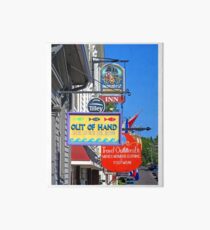 Lunenburg shop signs Art Board