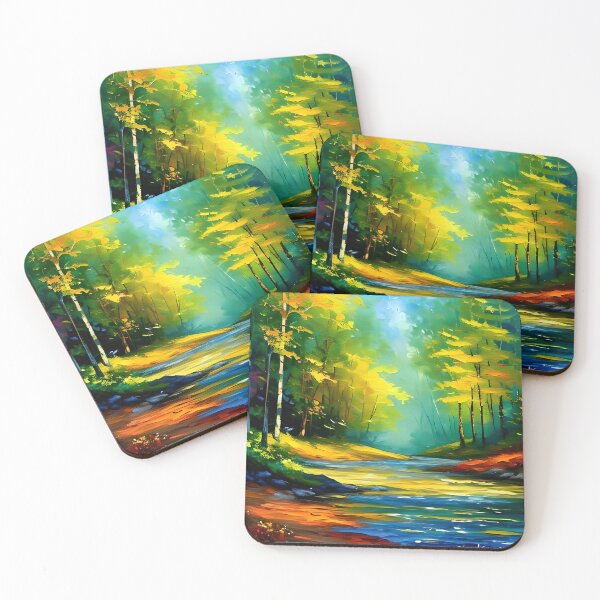 Item preview, Colorful forest drawing designed and sold by GangBangGang.