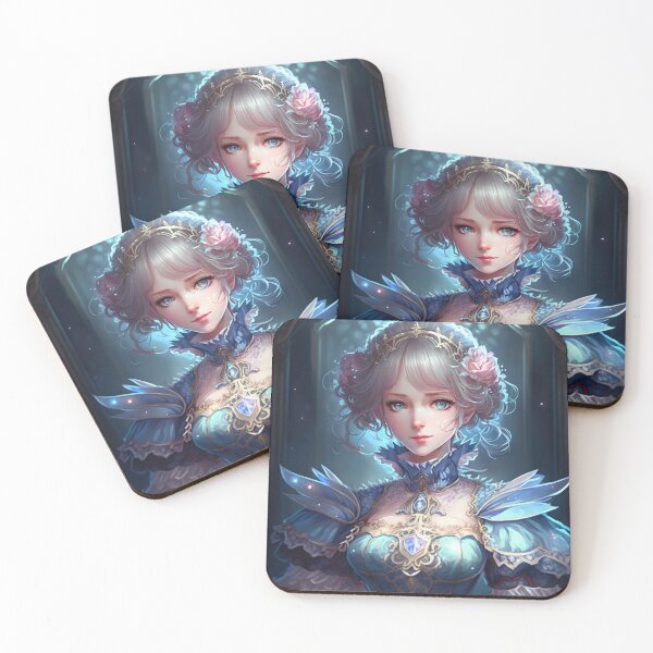 Item preview, A fantasy elf female bishop in a blue pastel dress designed and sold by PJGartui.