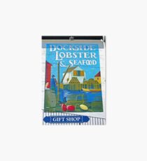 Dockside Lobster and Seafood sign Art Board