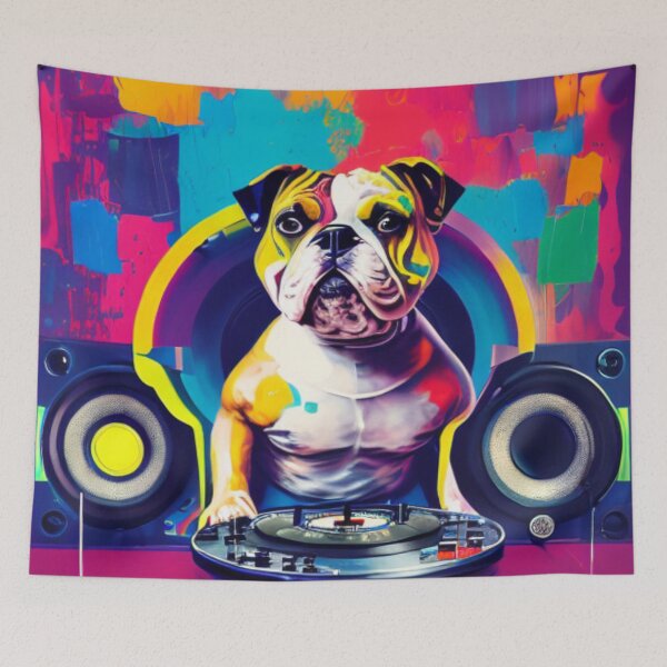 Item preview, A Dog's Hip Hop Journey - The Doggy Rapper - The Hip Hop Doggy designed and sold by WBP Mart.