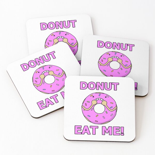 Item preview, Donut eat me! Funny food pun, dont eat me! Pink Donut designed and sold by RiciPaneto.