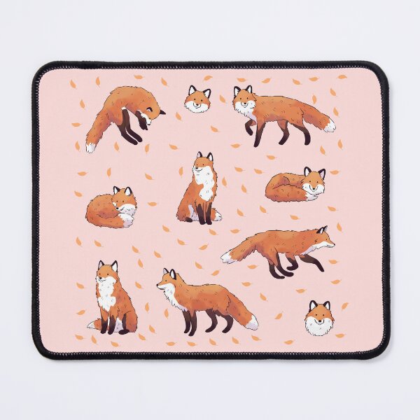 Item preview, Foxes cute illustration pack - adorable fox pattern designed and sold by Yarafantasyart.