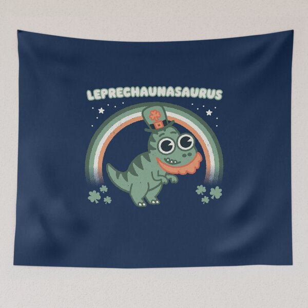 Item preview, T-Rex Dinosaur St Paddy's Day Leprechaun designed and sold by WeirdPunderful.
