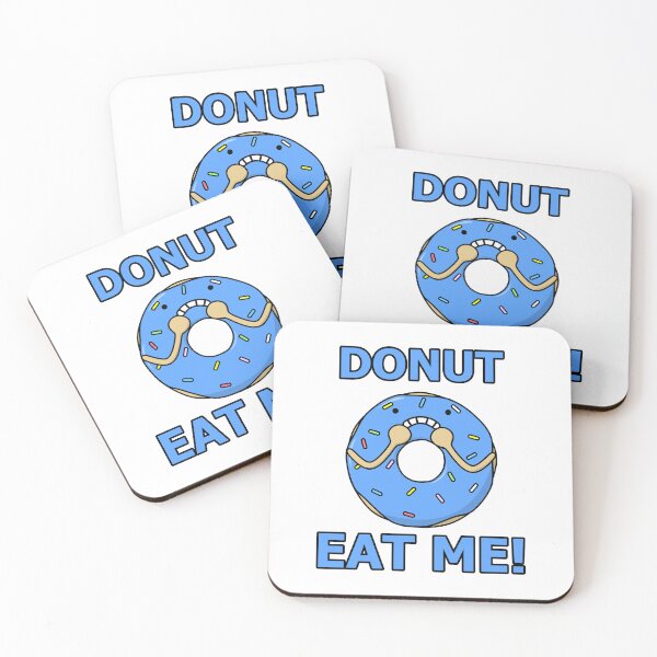 Item preview, Donut eat me! Funny food pun, dont eat me! Blue Donut designed and sold by RiciPaneto.