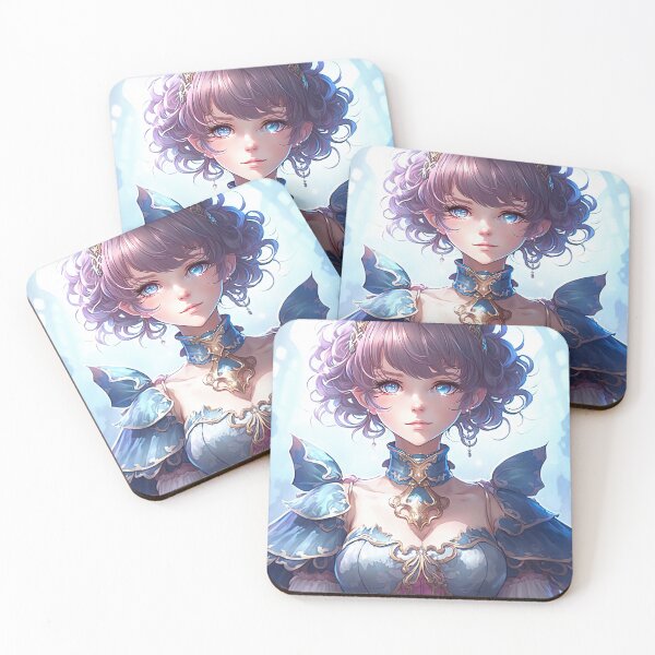 Item preview, A fantasy elf female bishop in a blue pastel dress designed and sold by PJGartui.