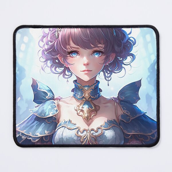 Item preview, A fantasy elf female bishop in a blue pastel dress designed and sold by PJGartui.