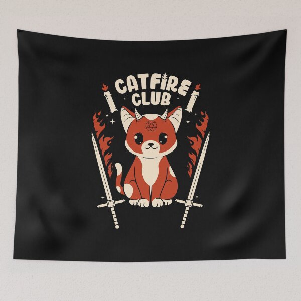 Item preview, Cat fire designed and sold by Eoli Studio.