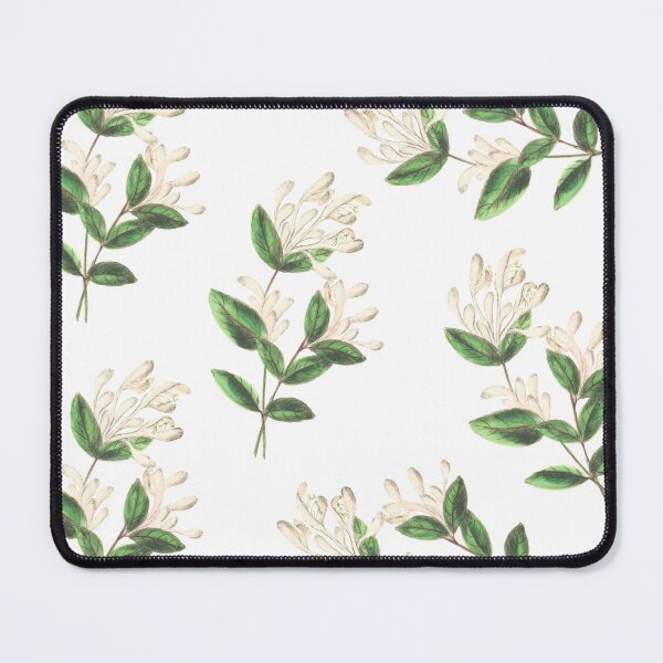 Item preview, White Tropical Flower Pattern designed and sold by GraphicsClub.