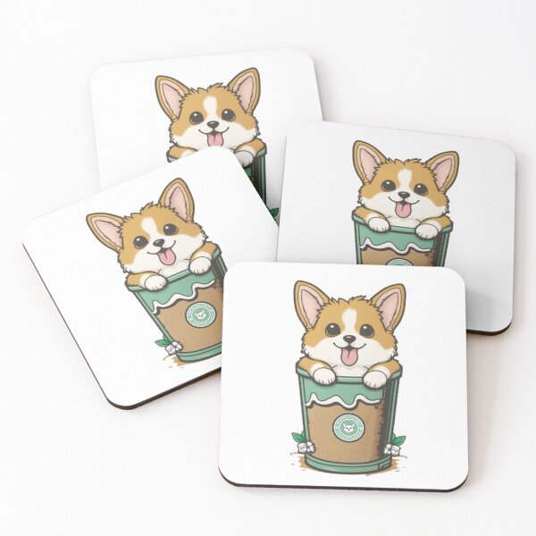 Item preview, Corgi Puppuccino designed and sold by The MZ Touch.