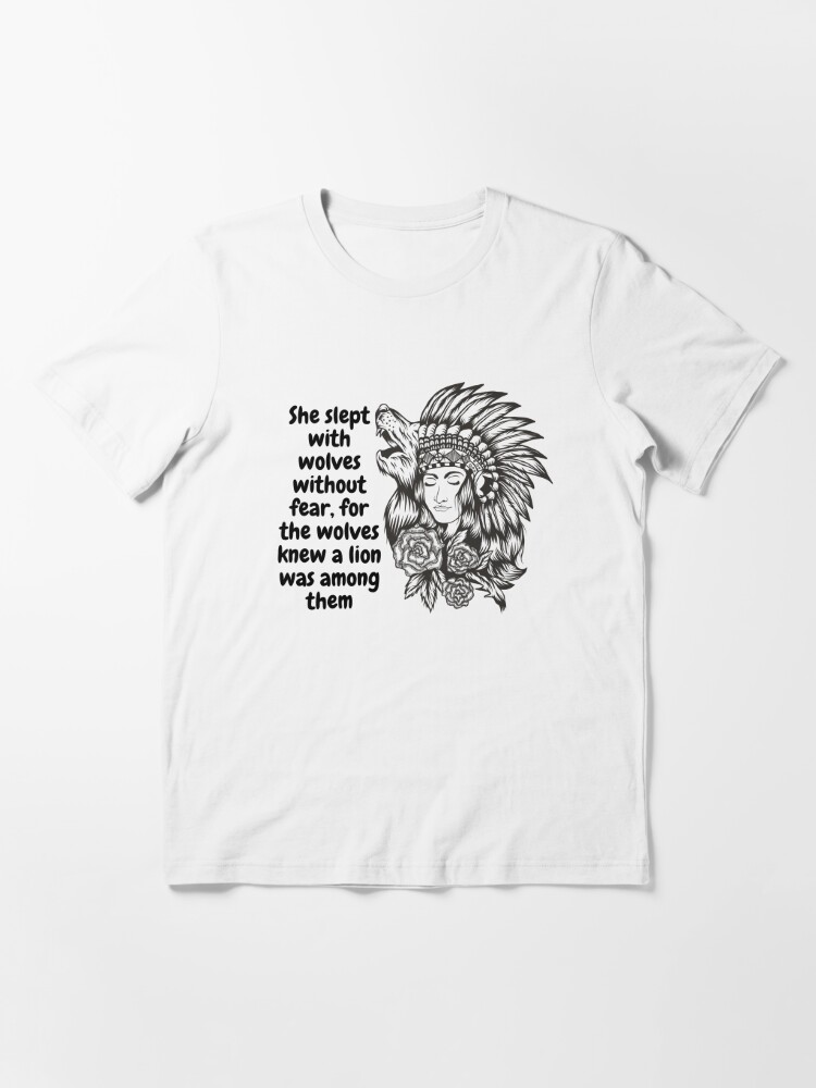 Native American woman with traditional quote Essential T-Shirt for Sale by  ElderWisdom