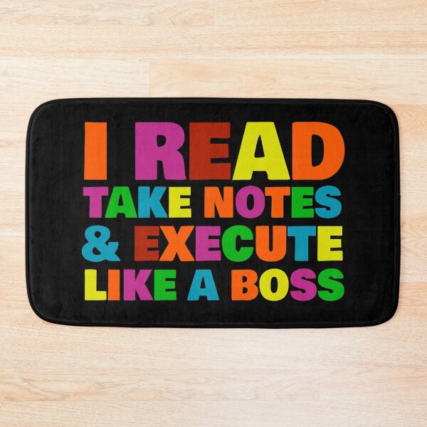 Item preview, I read take notes and execute like a boss designed and sold by Giovanni-c.